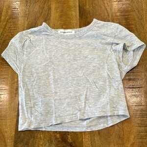 WeWoreWhat CROPPED COTTON JERSEY BABY TEE